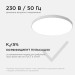 Светильник светодиодный SPA 40Вт 4000К IP54 3200лм 230В 50Гц d370х30мм накладной бел. Apeyron 18-146