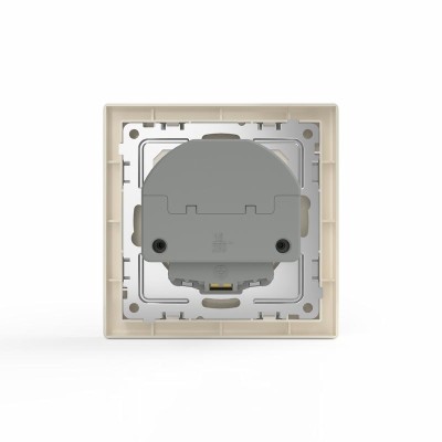 Розетка 1-м СП Pixel IP20 с заземл. с 2-мя заряд. устр. USB тип A+C механизм беж. TOKOV ELECTRIC TKE-PX-R1U2AC-C02