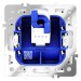 Розетка компьютерная 1-м СП S70 RJ45 кат.6 механизм бел. матов. Voltum VLS060102