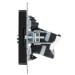 Розетка компьютерная + телевизионная 2-м Brite РТВ/РК12-БрЧ RJ45 кат.5E + TV механизм черн. IEK BR-AK20-1-K02