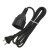 Удлинитель-шнур 1х2м без заземл. 10А IP20 ПВС 2х1 черн. DOMTOK 2338