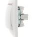 Переключатель проходной 1-кл. СП Mira 10А IP20 с бел.вставкой бел. LEZARD 701-0202-105