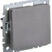 Выключатель проходной 1-кл. СП BRITE ВС10-1-6-БрС 10А механизм сталь IEK BR-V12-0-10-K46