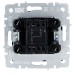 Выключатель проходной 1-кл. СП BRITE ВС10-1-6-БрС 10А механизм сталь IEK BR-V12-0-10-K46