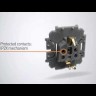 Розетка 1-м ОП Quteo 16А IP20 2P без заземл. без защ. шторок бел. IEK 782210