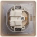 Розетка 1-м СП Glossa 16А IP44 с заземл. защ. шторки с крышкой в сборе беж. SE GSL000248