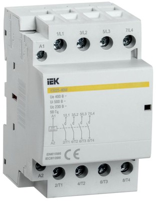 Контактор модульный КМ25-40М AC/DC KARAT IEK MKK21-25-40