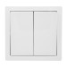 Выключатель 2-кл. ОП LETO бел. LEZARD 752-0200-101
