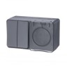 Блок ОП AtlasDesign PROFI IP54 (розетка 1-м 16А заземл. защ. шторки + 2-кл. выключатель 10А) антрацит SE ATN544074