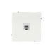 Розетка компьютерная 1-м KANT RJ45 кат.5E без шторки бел. магнолия DKC 7000663