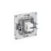 Розетка компьютерная 1-м KANT RJ45 кат.5E без шторки бел. магнолия DKC 7000663