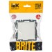Вывод кабеля BRITE МВ10-БрБ механизм бел. IEK BR-VK10-0-K01