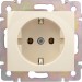 Розетка 1-м СП Valena 16А IP20 с заземл. на винтах механизм сл. кость Leg 774320