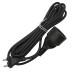 Удлинитель-шнур 1х3м без заземл. 10А IP20 ПВС 2х1 черн. DOMTOK 2339