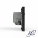 Розетка 1-м СП Pixel IP20 с заземл. с 2-мя заряд. устр. USB тип A+C механизм карбон TOKOV ELECTRIC TKE-PX-R1U2AC-C14