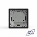 Розетка 1-м СП Pixel IP20 с заземл. с 2-мя заряд. устр. USB тип A+C механизм карбон TOKOV ELECTRIC TKE-PX-R1U2AC-C14