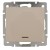 Выключатель 1-кл. СП Rain IP20 с подсветкой механизм крем. LEZARD 703-0388-111