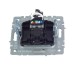 Розетка компьютерная СП RJ45 кат.5E BRITE РК10-БрА механизм алюм. IEK BR-K10-1-K47