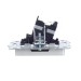 Розетка компьютерная СП RJ45 кат.5E BRITE РК10-БрА механизм алюм. IEK BR-K10-1-K47