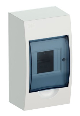Корпус навесной ЩРН-П-4 Krepta 3 IP41 пластик. бел. IEK MKP12-N-04-40-20 Корпус навесной ЩРН-П-4 Krepta 3 IP41 пластик. бел. IEK MKP12-N-04-40-20