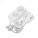 Удлинитель 2х3м без заземл. 10А IP20 2.2кВт ПВС 2х1 бел. DOMTOK 2346