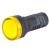 Индикатор ND16-22D/2C встр. резистор IP65 АС/DC110В (R) желт. CHINT 828000