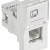 Розетка компьютерная 1-м 1мод. RJ45 кат.5E UTP механизм PRIMER IEK CKK-40D-RI1-K01