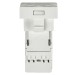 Розетка компьютерная 1-м 1мод. RJ45 кат.5E UTP механизм PRIMER IEK CKK-40D-RI1-K01
