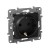 Розетка 1-м СП Etika 16А IP31 250В 2P+E с заземл. защ. шторки немецк. стандарт винтов. клеммы механизм антрацит IEK 672622