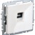 Розетка компьютерная СП RJ45 кат.5E BRITE РК10-БрБ механизм бел. IEK BR-K10-1-K01