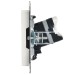Розетка компьютерная СП RJ45 кат.5E BRITE РК10-БрБ механизм бел. IEK BR-K10-1-K01