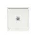 Розетка компьютерная 1-м KANT RJ45 кат.6A без шторки бел. магнолия DKC 7000673