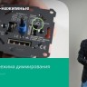 Светорегулятор поворотно-нажимной AtlasDesign 400Вт механизм карбон SE ATN001023