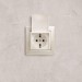 Розетка 1-м СП Valena 16А IP21 2P+E с заземл. защ. шторки с крышкой винты механизм бел. Leg 774422