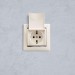 Розетка 1-м СП Valena 16А IP21 2P+E с заземл. защ. шторки с крышкой винты механизм бел. Leg 774422