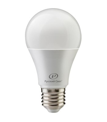 Лампа светодиодная RS LED A60 E27 7W 220-240V 7Вт грушевидная 4000К E27 700лм 220-240В Ra90 Русский Свет 20010345111