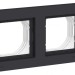Рамка 2-м AtlasDesign Aqua IP44 карбон SE ATN441002