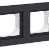 Рамка 2-м AtlasDesign Aqua IP44 карбон SE ATN441002
