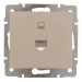 Розетка компьютерная СП Rain RJ45 16А IP20 механизм крем. LEZARD 703-0388-139