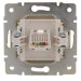 Розетка компьютерная СП Rain RJ45 16А IP20 механизм крем. LEZARD 703-0388-139