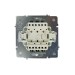 Выключатель 2-кл. 1п СП ZIMA 10А IP20 безвинтов. зажим механизм бел. LEZARD 704-0288-101QC