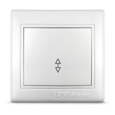 Переключатель проходной 1-кл. СП Севиль 10А IP20 бел. UNIVersal С0025 Переключатель проходной 1-кл. СП Севиль 10А IP20 бел. UNIVersal С0025