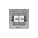 Розетка компьютерная 2-м KANT RJ45 кат.6A без шторки бел. магнолия DKC 7000674