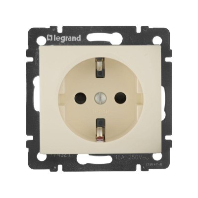 Розетка 1-м СП Valena 16А IP21 230/250В 2P+E с заземл. защ. шторки на винтах механизм сл. кость Leg 774321 Розетка 1-м СП Valena 16А IP21 230/250В 2P+E с заземл. защ. шторки на винтах механизм сл. кость Leg 774321