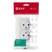 Розетка 2-м ОП Минск 10А IP20 без заземл. бел. Basic EKF EGR10-102-10