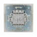 Переключатель проходной 2-кл. СП Mira 10А IP20 с бел.вставкой бел. LEZARD 701-0202-106