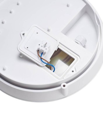 Светильник светодиодный WP 25 C 15W OP 940 D300 WH 300х300х93мм 15Вт 4000К IP66 пылевлагозащ. ЖКХ бел. Русский Свет 15072523329