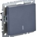 Выключатель 1-кл. СП BRITE ВС10-1-1-БрМ 10А с индик. механизм маренго IEK BR-V10-1-10-K35