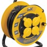 Удлинитель на катушке 4х20м с заземл. 16А IP44 Industrial plus УК20 3х1.5 термозащита IEK WKP15-16-04-20-44