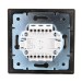 Выключатель 1-кл. 1п СП Mira 10А IP20 со вставкой черн. бархат LEZARD 701-4242-100